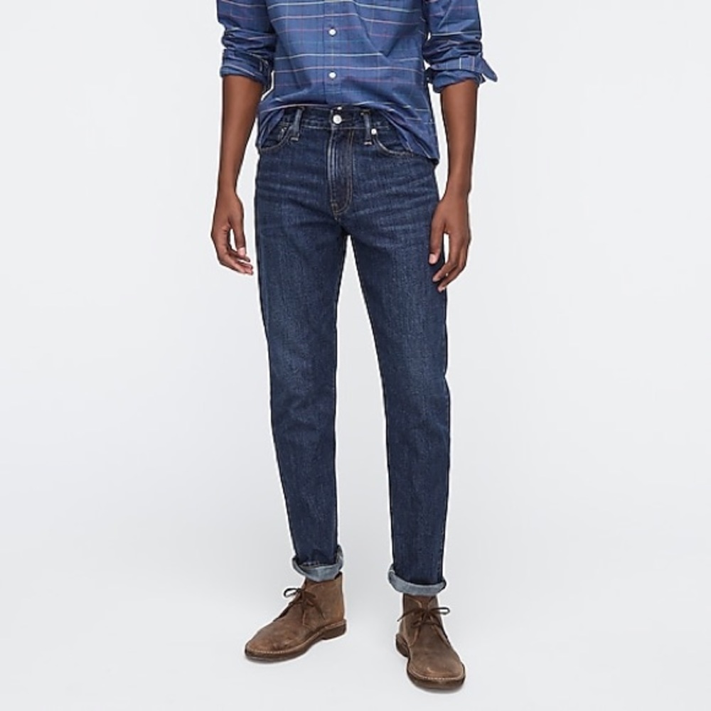 NWT J Crew Mens 484 slim fit jean 32/32